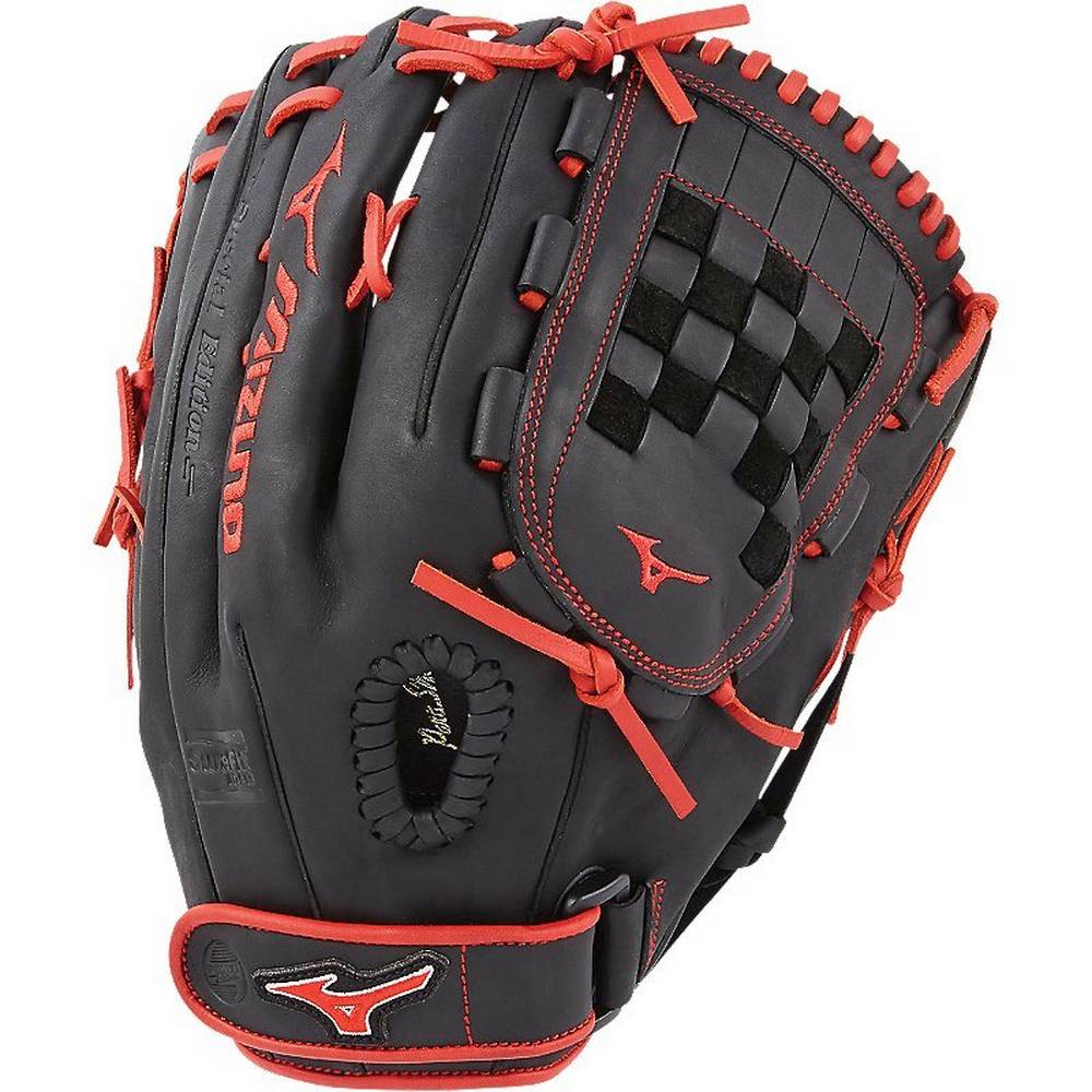 Guantes Mizuno MVP Prime SE Fastpitch 13" Mujer Negras/Rojas España GLMS-23796